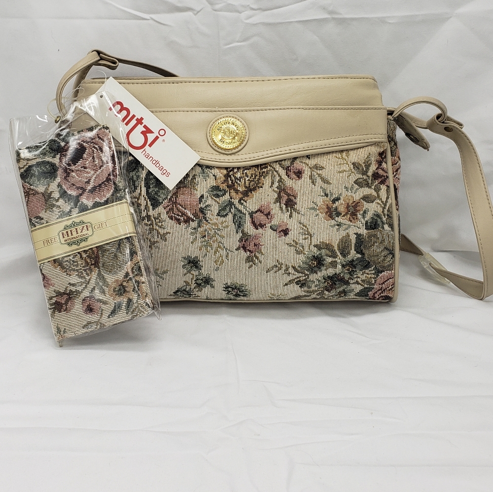 Vintage Mitzi Floral Pattern Purse